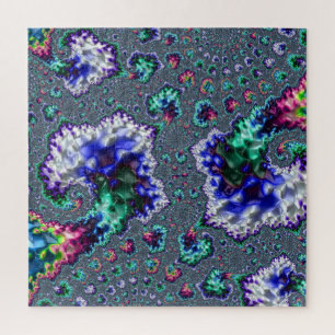 Puzzle Trippy coloré Super spirale Abstraite fissure