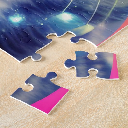 Puzzle Trippy Cool Psychedelic Trip Cat (Côté)