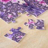 Puzzle Trippy Funky Boho Pastel Spiral Fractal Art (Côté)