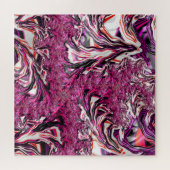 Puzzle Trippy Vibrant Psychedelic Funky Fractal Art (Horizontal)