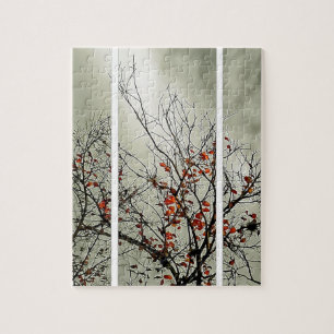 Puzzle Triptyque avec le motif naturel
