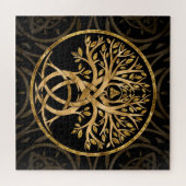 Puzzle Triquetra Arbre de vie (Horizontal)