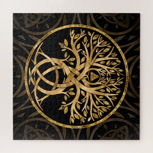 Puzzle Triquetra Arbre de vie (Horizontal)