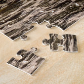 Puzzle Trois beaux chevaux Brown en peinture océanique (Côté)