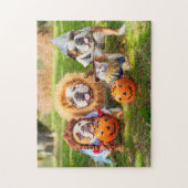 Puzzle Trois Bulldogs en costumes (Vertical)