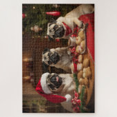 Puzzle Trois Carlins de Noël (Vertical)