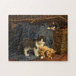 Puzzle Trois chatons   Julius Adam le Jeune