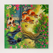 Puzzle Trois chats oranges (Horizontal)