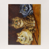 Puzzle Trois chats sur un tapis persan par Louis Wain (Vertical)