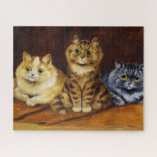 Puzzle Trois chats sur un tapis persan par Louis Wain