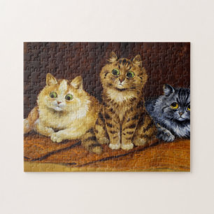Puzzle Trois chats sur un tapis persan par Louis Wain