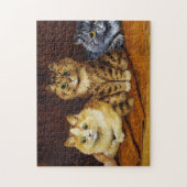 Puzzle Trois chats sur un tapis persan par Louis Wain (Vertical)