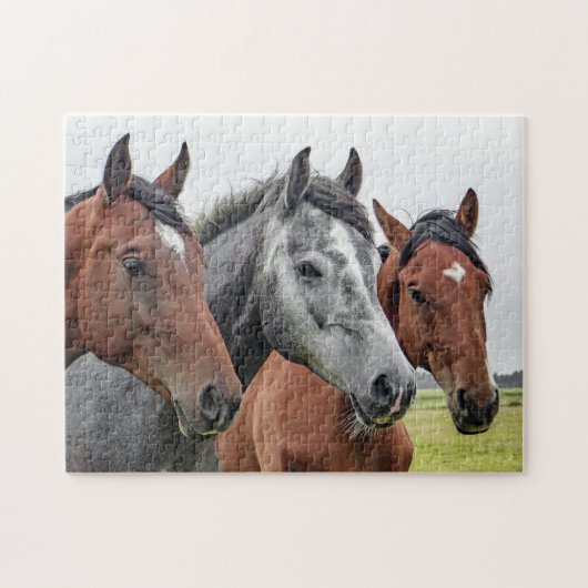 Puzzle Trois chevaux (Horizontal)