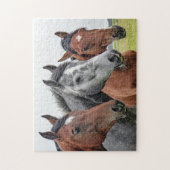 Puzzle Trois chevaux (Vertical)