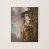 Puzzle Trois chevaux dans un paysage orageux (Vertical)