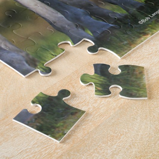 Puzzle Trois Chevaux De Peinture Se Trouvent Ensemble (Côté)