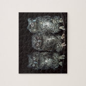 Puzzle trois chouettes (Vertical)