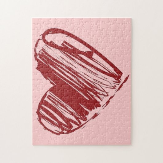 Puzzle Trois coeurs (Vertical)