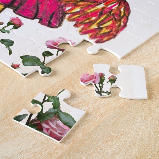 PUZZLE TROIS COULEURS POUR EASTER BUNNY (Côté)