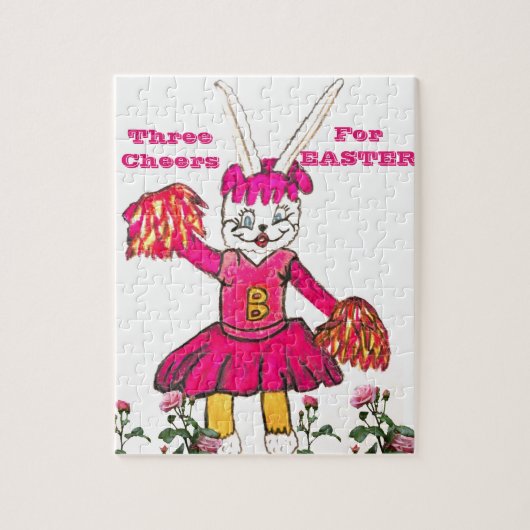 PUZZLE TROIS COULEURS POUR EASTER BUNNY (Vertical)