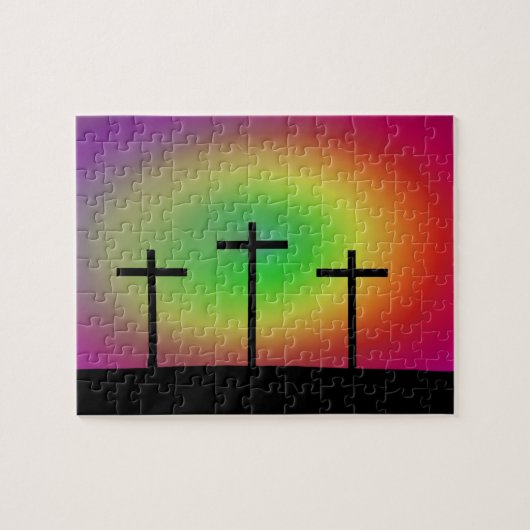 Puzzle Trois croix brillent (Horizontal)
