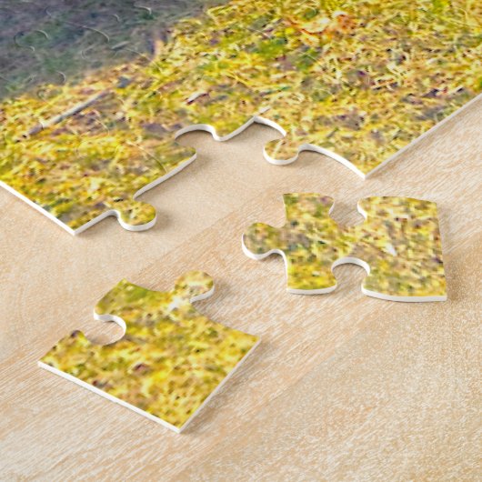 Puzzle Trois dindons mâles en chaleur et une dame photo (Côté)