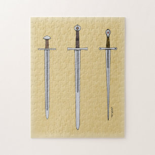 Puzzle Trois épées médiévales 2016