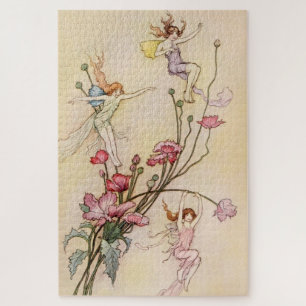 Puzzle « Trois esprits fous de joie » par Warwick Goble