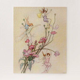 Puzzle « Trois esprits fous de joie » par Warwick Goble