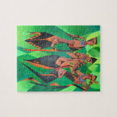 Puzzle Trois Femmes Noires Traditionnelles Ethniques Dans (Horizontal)