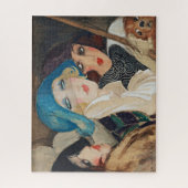 Puzzle Trois femmes sous un parapluie (Vertical)