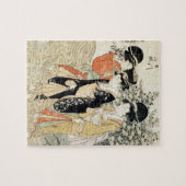 Puzzle Trois filles barbotant en rivière, de la 'mode (Horizontal)