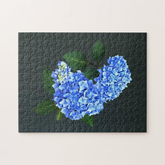 Puzzle Trois Hydrangea bleu (Horizontal)