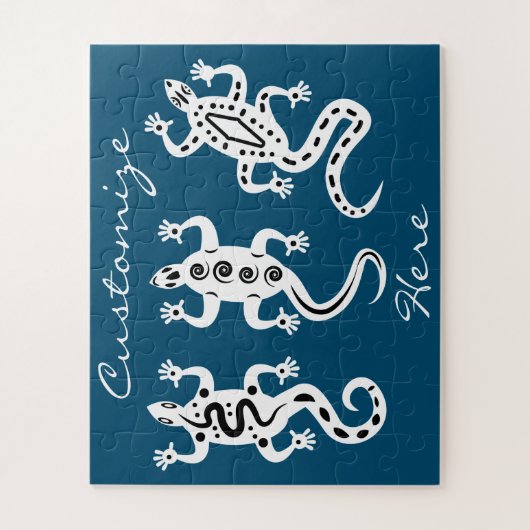 Puzzle Trois Lizards Thunder_Cove style sud-ouest (Vertical)