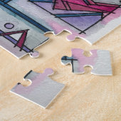 Puzzle Trois-Modernes Bauhaus Géométrique du rêve de l'ar (Côté)