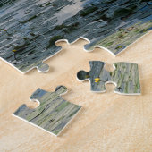 Puzzle Trois moulins à vent et un canal avec des bateaux (Côté)