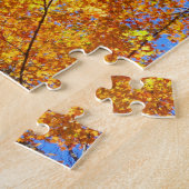 Puzzle Trois nuances d'érables d'automne colorés (Côté)