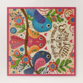 Puzzle Trois oiseaux amusant jote Abonné Collab (Horizontal)