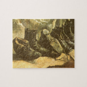 Puzzle Trois paires de chaussures par Vincent van Gogh