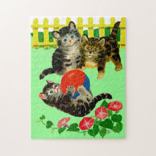 Puzzle trois petits chatons