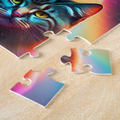 Puzzle Trois petits chats colorés (Côté)