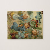 Puzzle Trois Petits Chiens Vintage Fairy Tale (Horizontal)