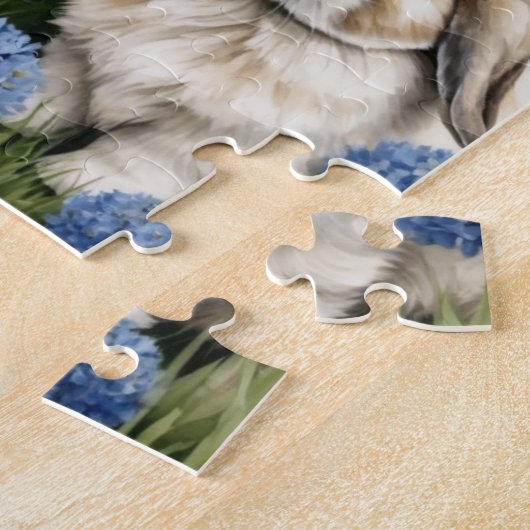 Puzzle Trois petits lapins de lop (Côté)