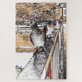 Puzzle Trois pigeons (Vertical)