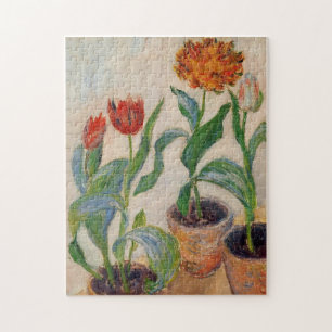Puzzle Trois Pots de Tulipes Monet Art