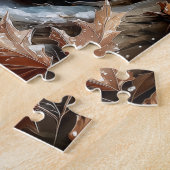 Puzzle Trois Renardeaux Mignons en Forêt (Côté)
