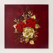Puzzle Trois Roses de bijoux (Vertical)