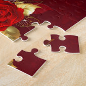 Puzzle Trois Roses de bijoux (Côté)