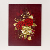 Puzzle Trois Roses de bijoux (Vertical)