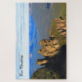 Puzzle trois soeurs bleu montagne (Vertical)